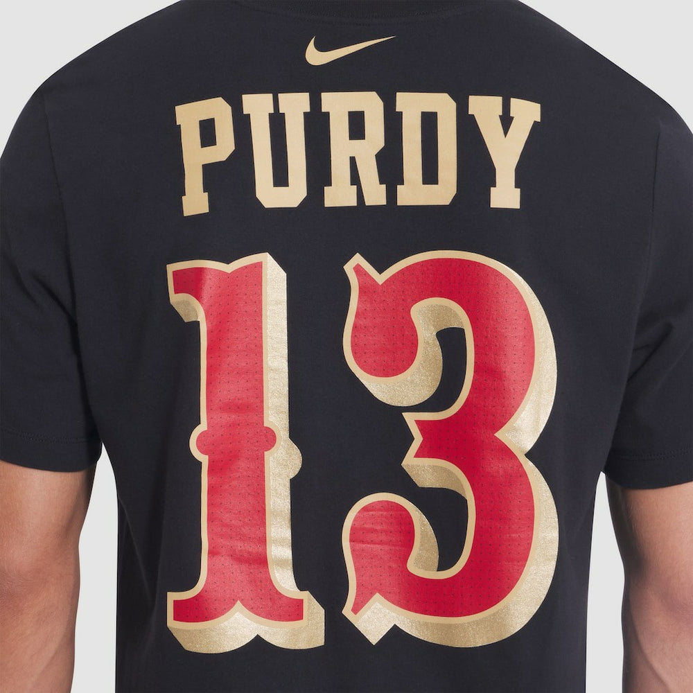 San Francisco 49ers Nike Brock Purdy  2025 Rivalries Collection Player Name & Number T-Shirt