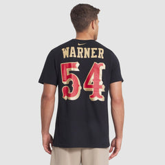 San Francisco 49ers Nike Fred Warner  2025 Rivalries Collection Player Name & Number T-Shirt