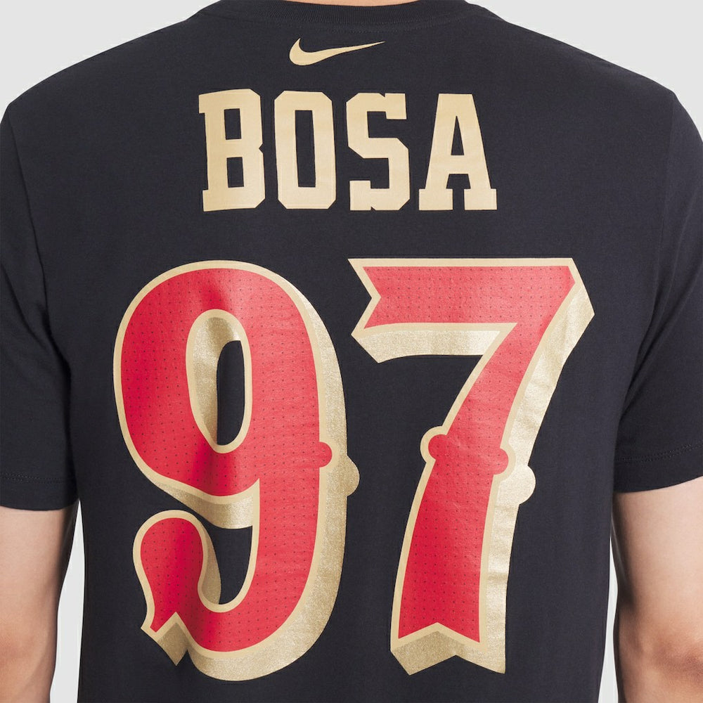 San Francisco 49ers Nike Nick Bosa  2025 Rivalries Collection Player Name & Number T-Shirt