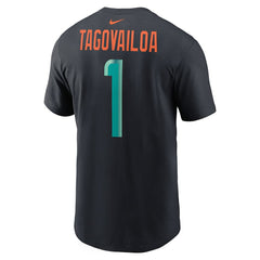 Miami Dolphins Nike Tua Tagovailoa  2025 Rivalries Collection Player Name & Number T-Shirt