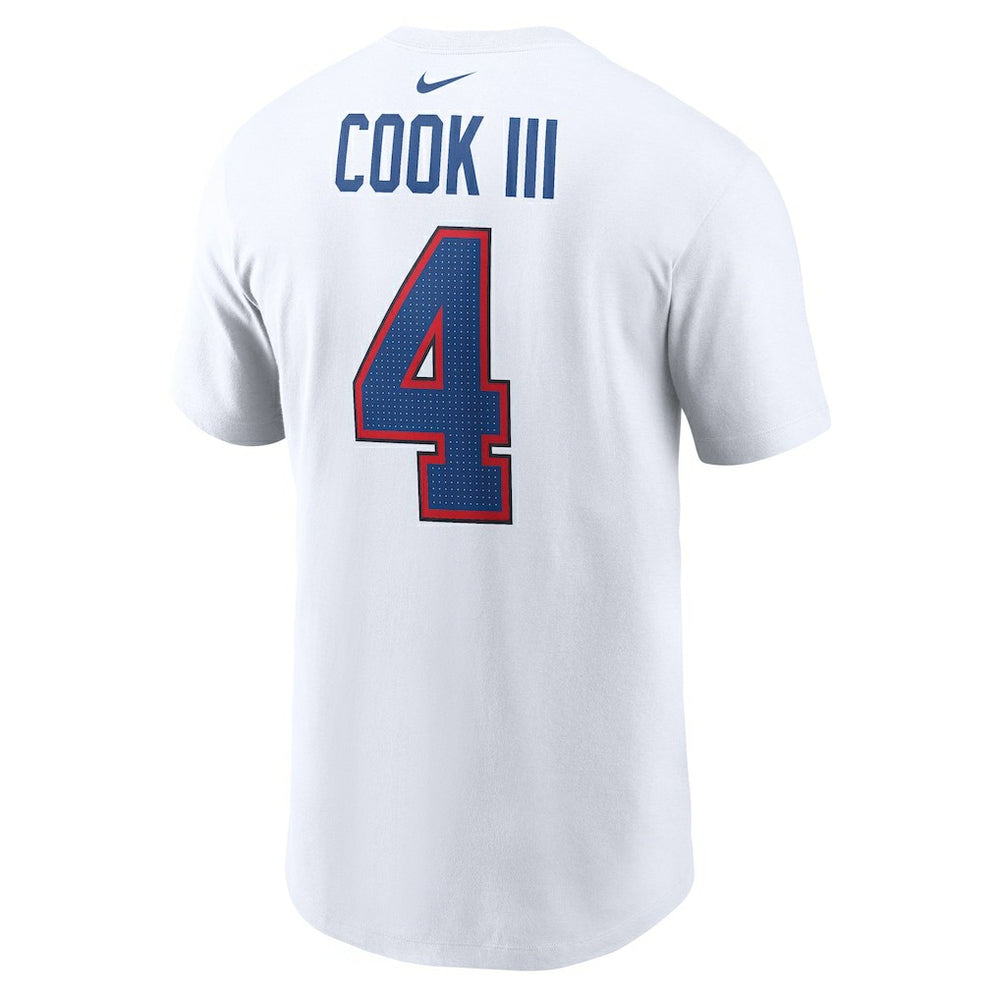 Buffalo Bills Nike James Cook III  Player Name & Number T-Shirt