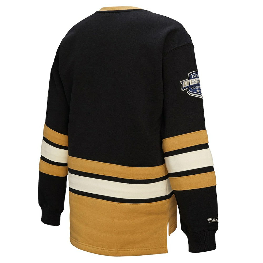 Vegas Golden Knights Mitchell & Ness Women's Heritage Lace-Up Pullover Sweatshirt Online
