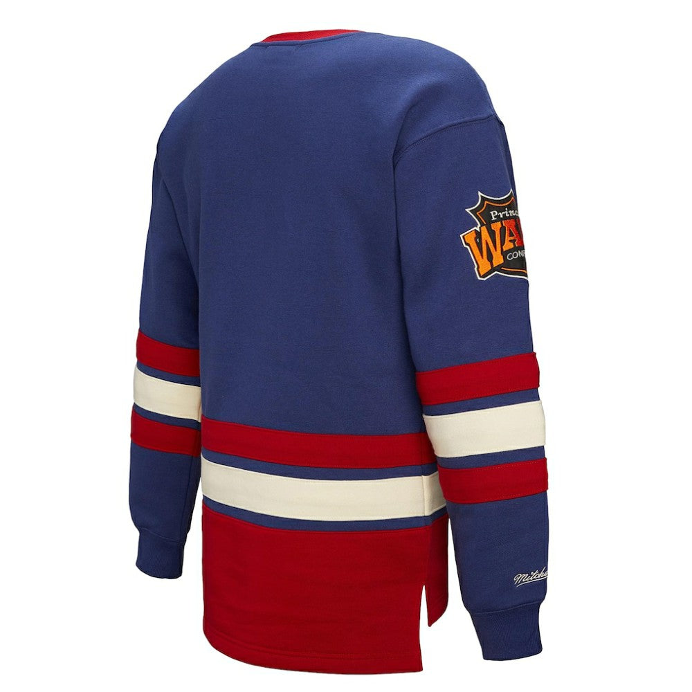 New York Rangers Mitchell & Ness Women's Heritage Lace-Up Pullover Sweatshirt Discount