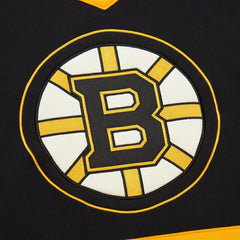 Boston Bruins Mitchell & Ness Women's Heritage Lace-Up Pullover Sweatshirt Outlet