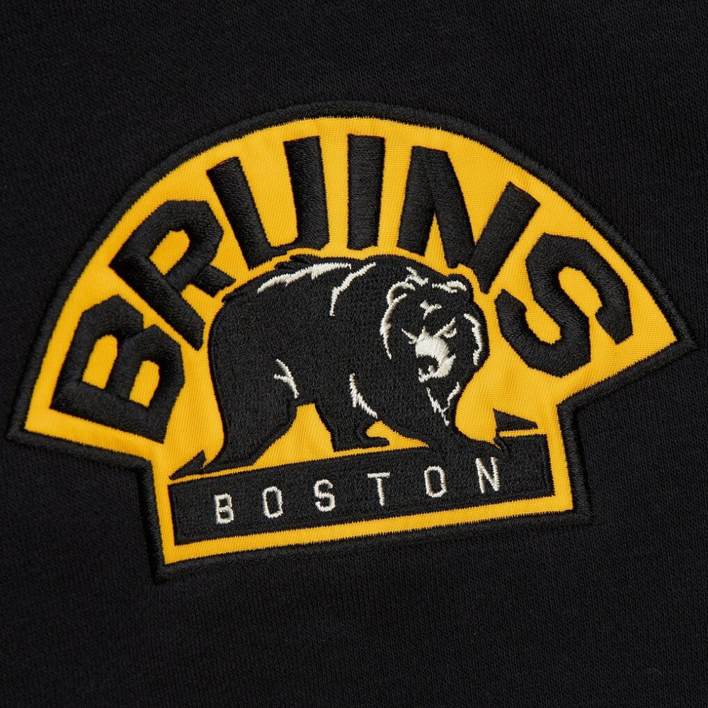 Boston Bruins Mitchell & Ness Women's Heritage Lace-Up Pullover Sweatshirt Outlet