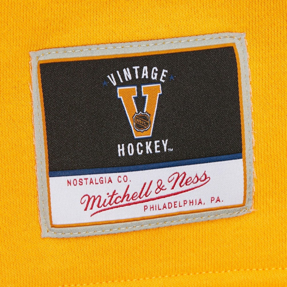 Boston Bruins Mitchell & Ness Women's Heritage Lace-Up Pullover Sweatshirt Outlet