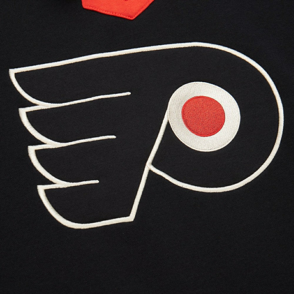 Philadelphia Flyers Mitchell & Ness Women's Heritage Lace-Up Pullover Sweatshirt Outlet