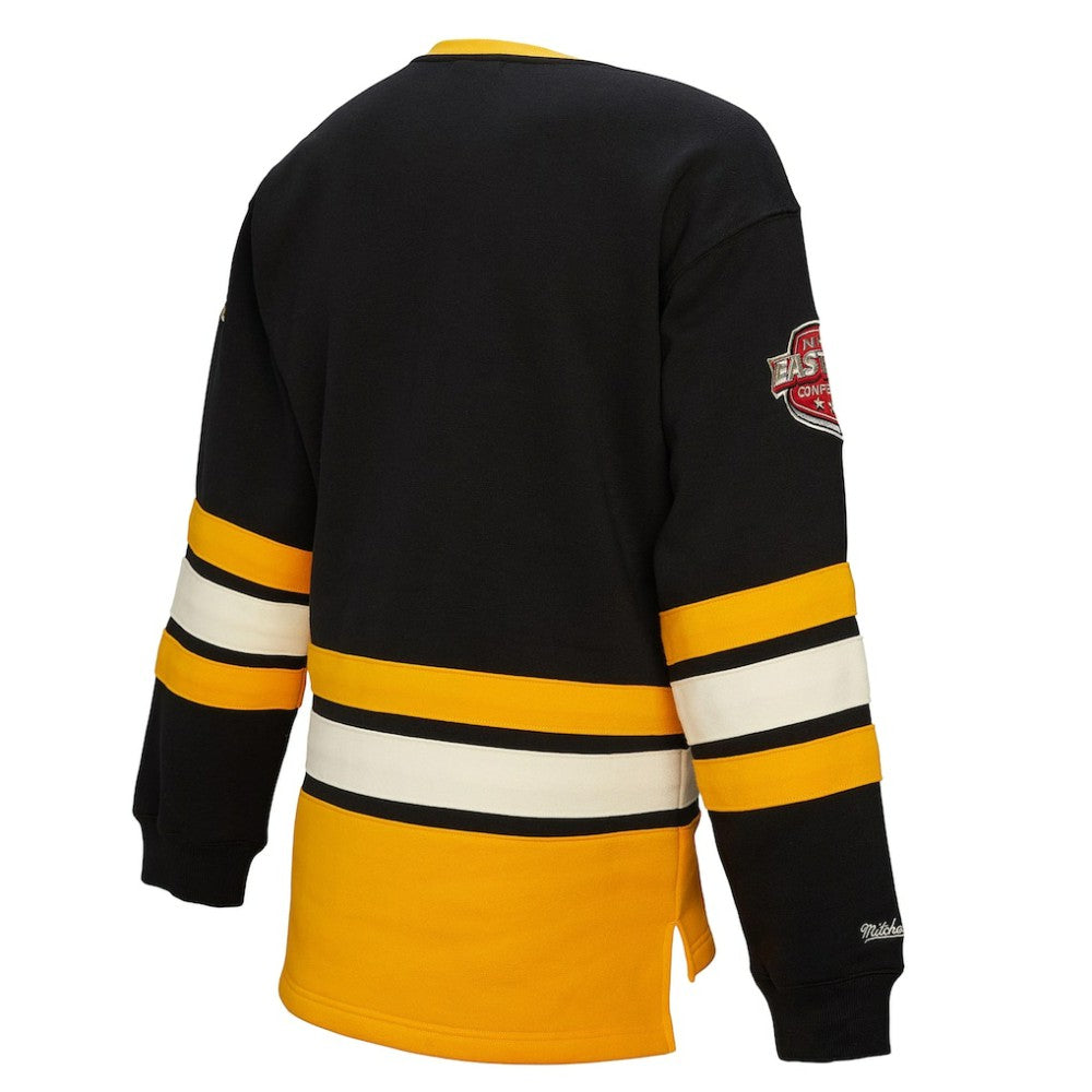 Pittsburgh Penguins Mitchell & Ness Women's Heritage Lace-Up Pullover Sweatshirt Sale