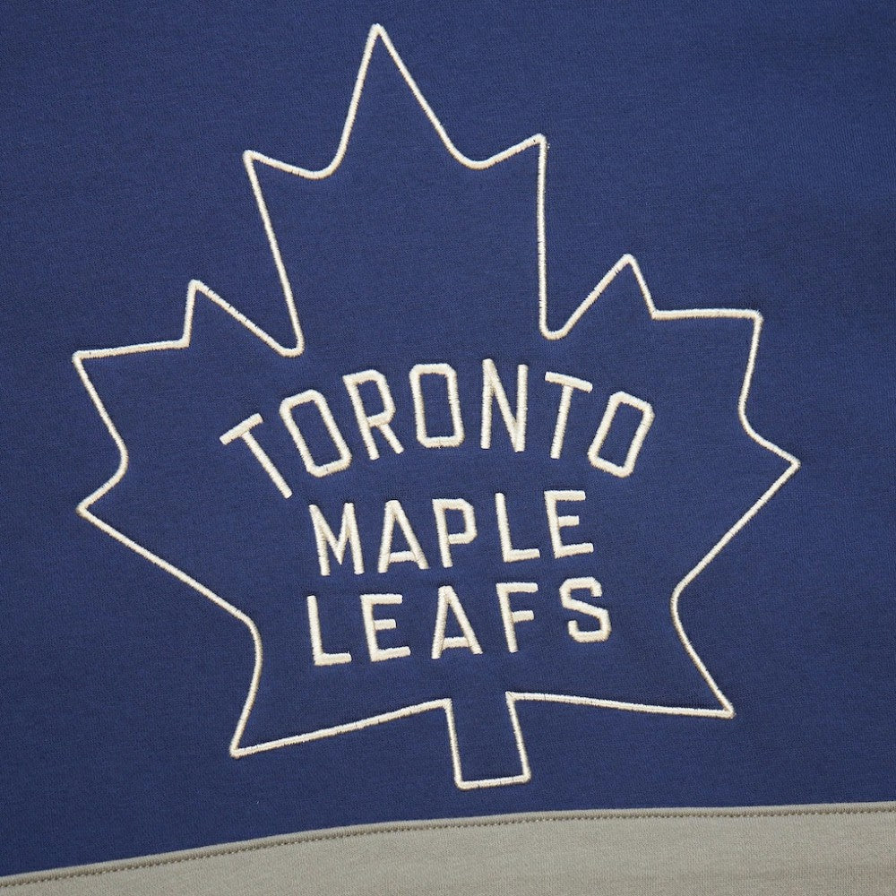 Toronto Maple Leafs Mitchell & Ness Women's Heritage Lace-Up Pullover Sweatshirt On Sale