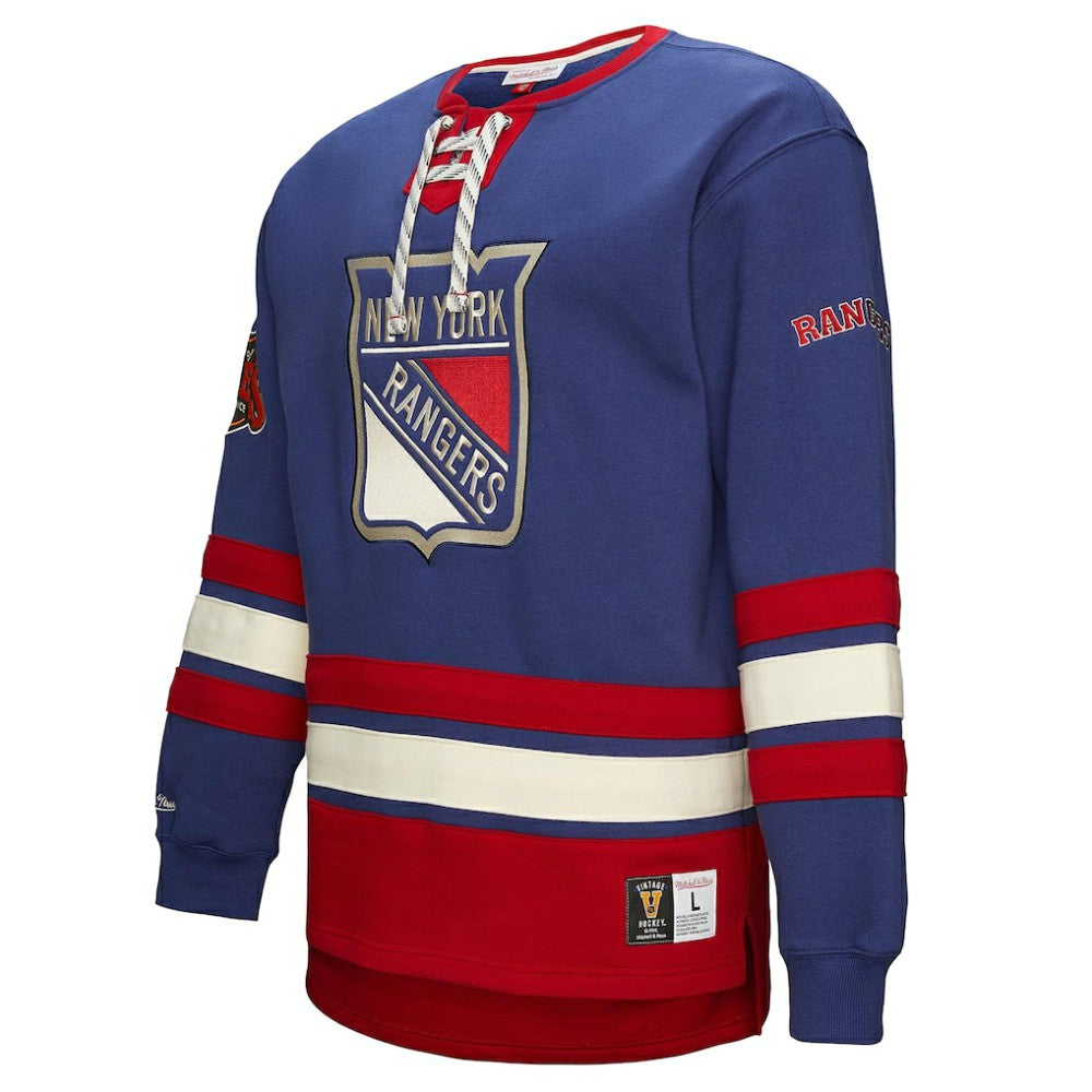 New York Rangers Heritage Lace-Up Pullover Sweatshirt Online