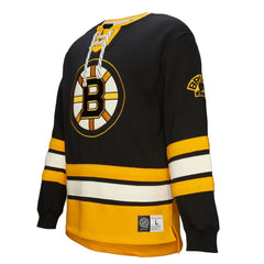 Boston Bruins Heritage Lace-Up Pullover Sweatshirt On Sale