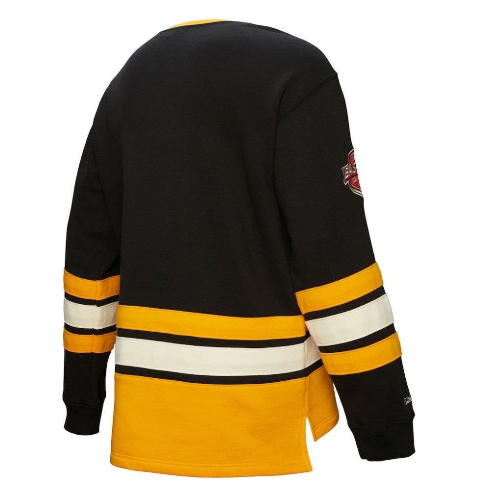 Boston Bruins Heritage Lace-Up Pullover Sweatshirt On Sale