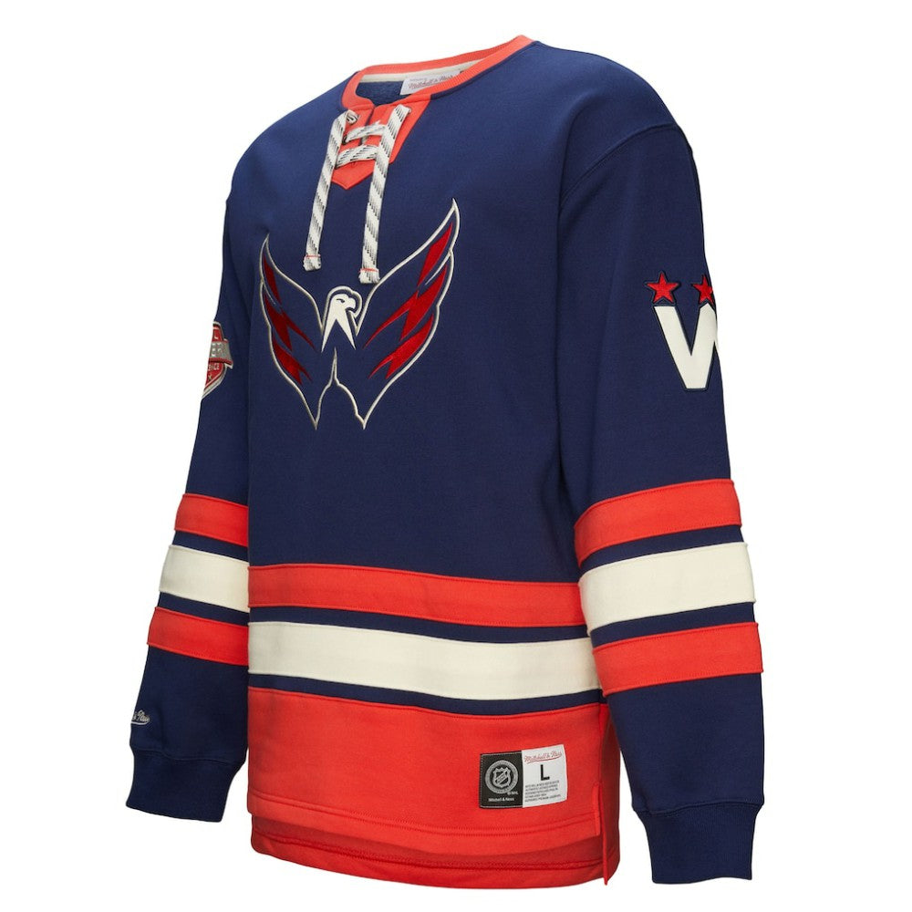 Washington Capitals Heritage Lace-Up Pullover Sweatshirt On Sale