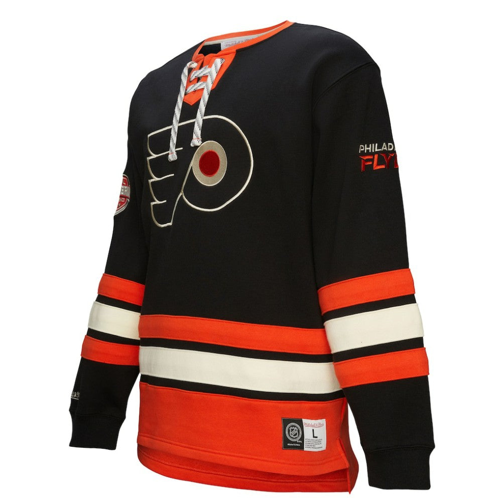 Philadelphia Flyers Heritage Lace-Up Pullover Sweatshirt Outlet