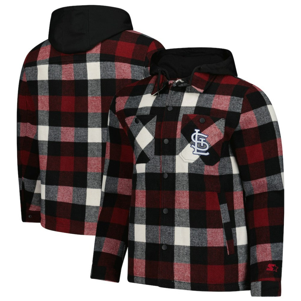 St. Louis Cardinals Starter Sherpa Full-Zip Hoodie Jacket | MLB Outlet