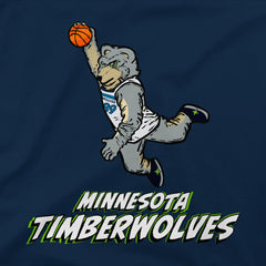 Minnesota Timberwolves Stadium Essentials Youth Mascot Air T-Shirt For Sale