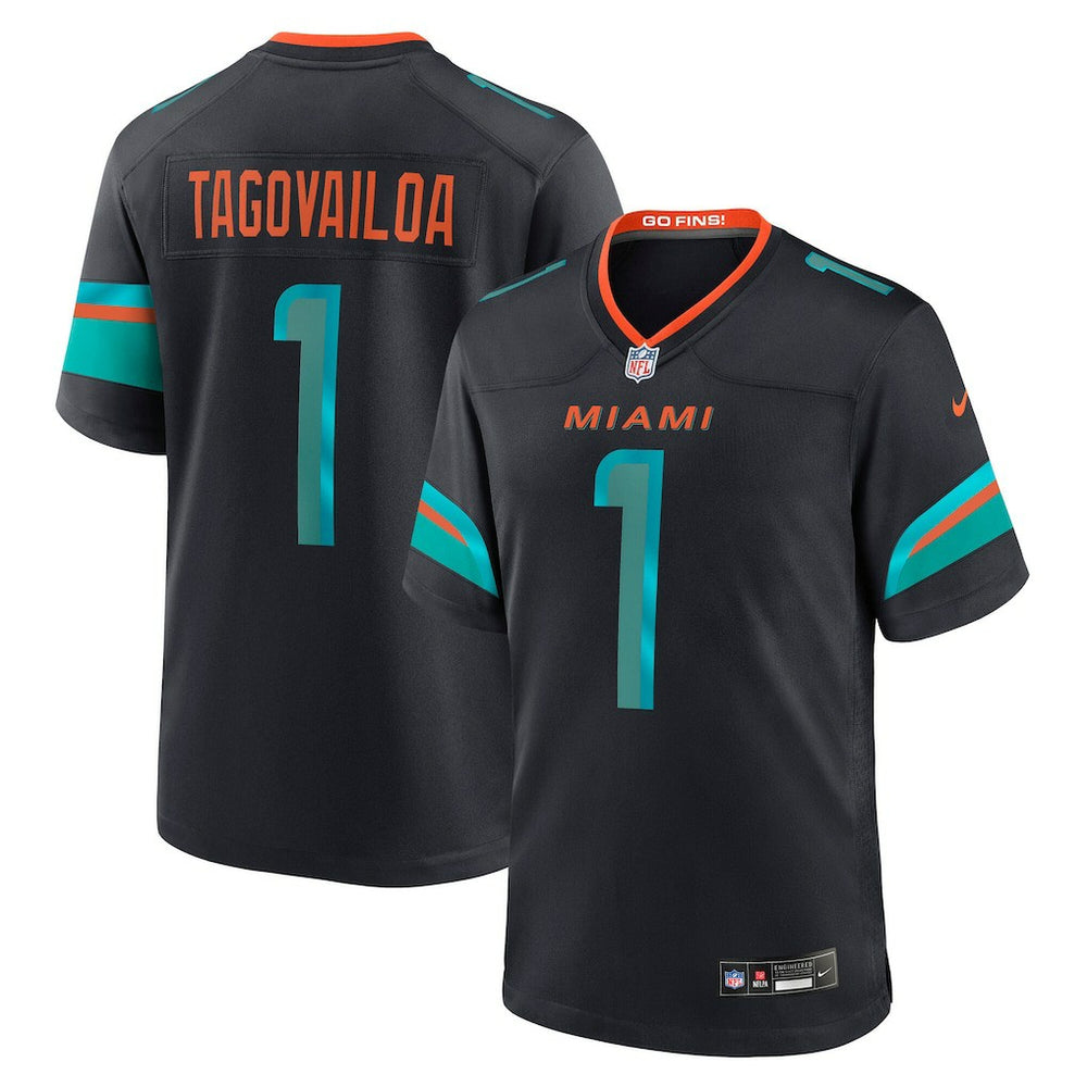 Miami Dolphins Nike Tua Tagovailoa  2025 Rivalries Collection Game Jersey
