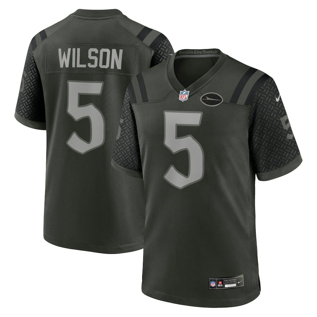 New York Jets Nike Garrett Wilson  2025 Rivalries Collection Game Jersey