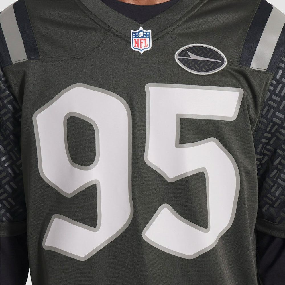 New York Jets Nike Quinnen Williams  2025 Rivalries Collection Game Jersey