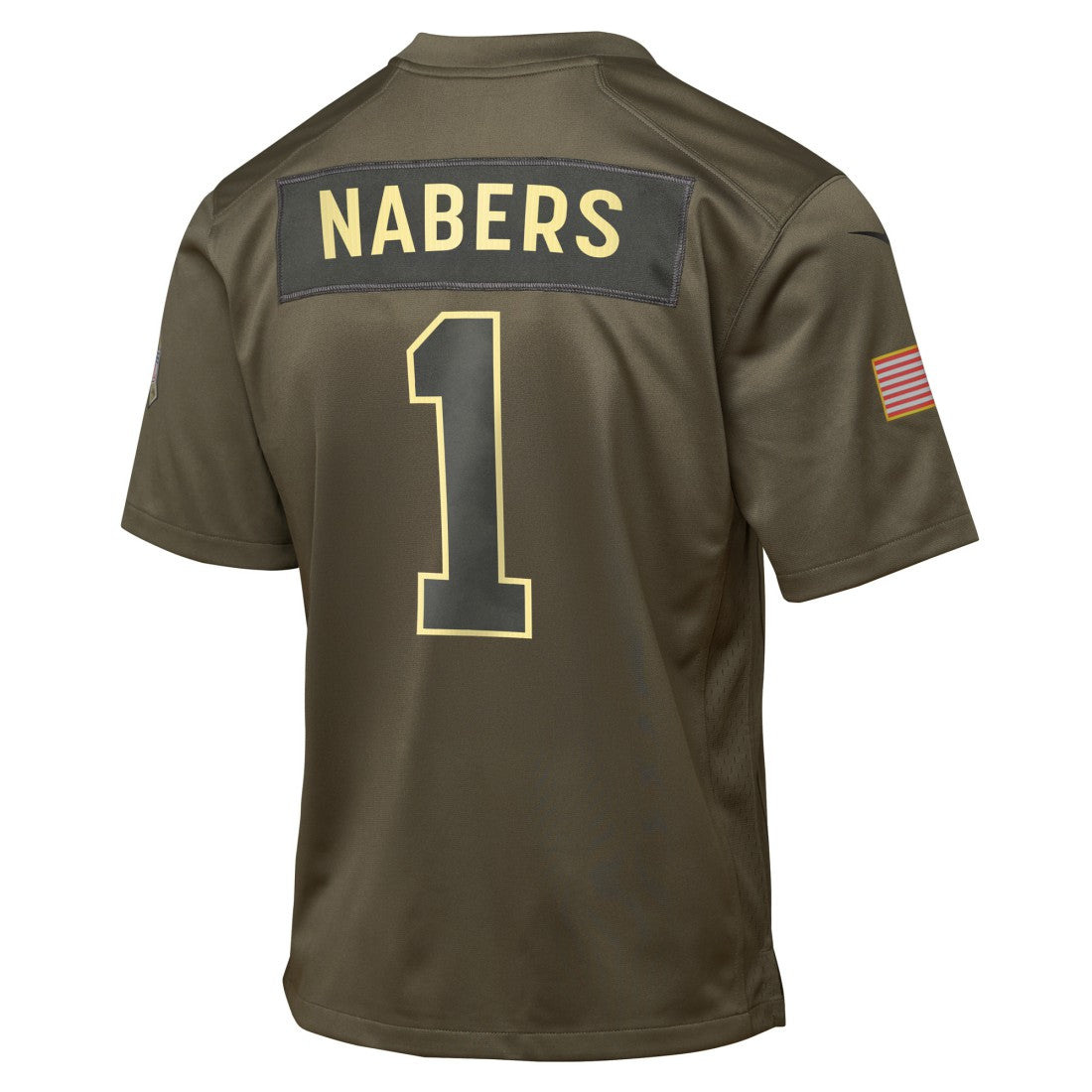 New York Giants Nike Malik Nabers  Youth 2025 Salute to Service Game Jersey