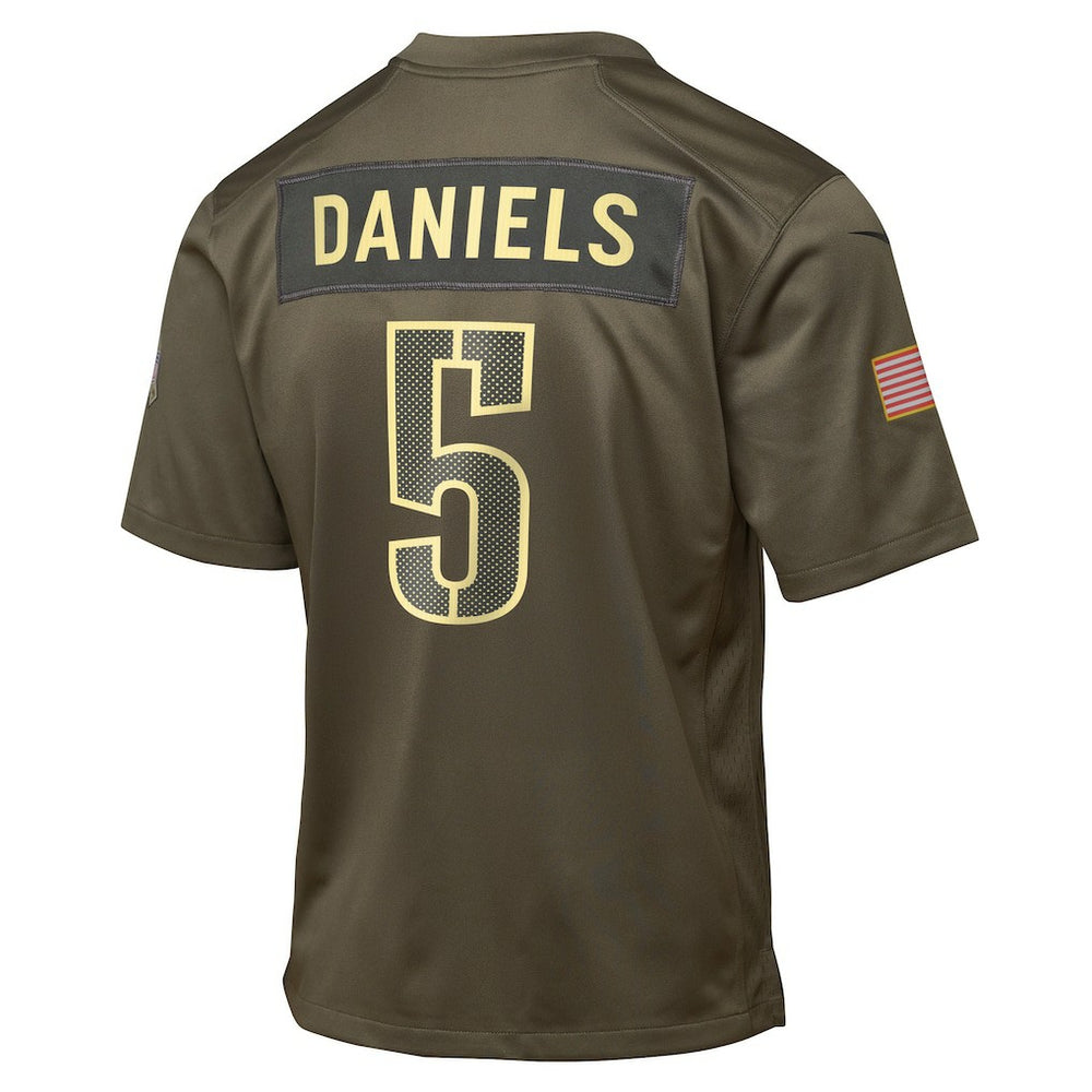 Washington Commanders Nike Jayden Daniels  Youth 2025 Salute to Service Game Jersey