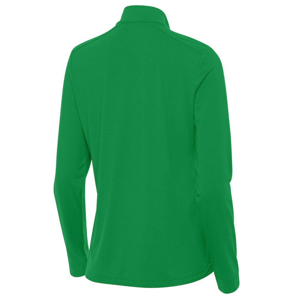 Pittsburgh Steelers  Antigua Women's St. Patrick's Day Intent Quarter-Zip Performance Top