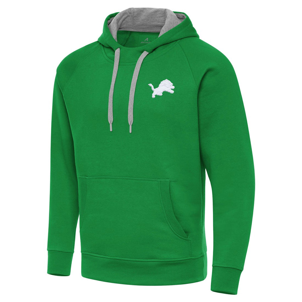 Detroit Lions  Antigua St. Patrick's Day Victory Pullover Hoodie