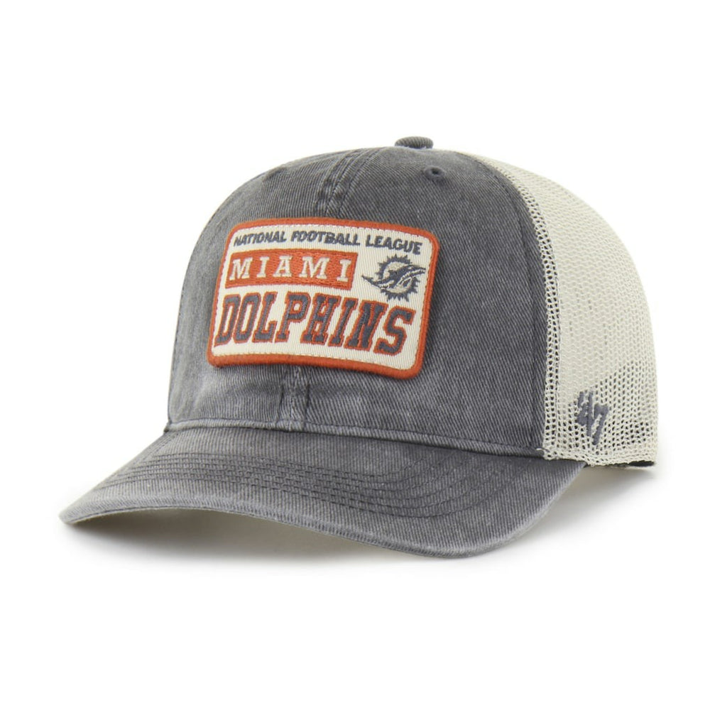 Miami Dolphins 47 brand '47 Canteen Relaxed Trucker Adjustable Hat