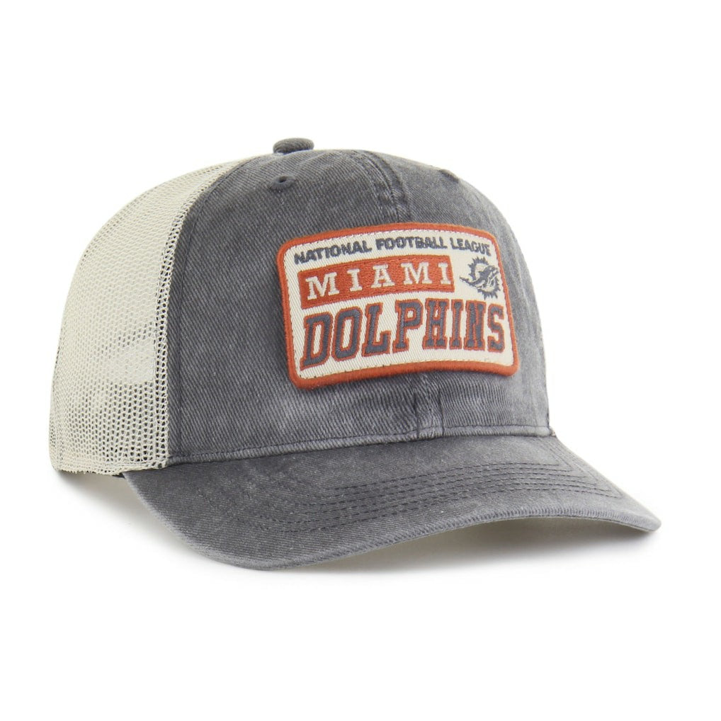 Miami Dolphins 47 brand '47 Canteen Relaxed Trucker Adjustable Hat