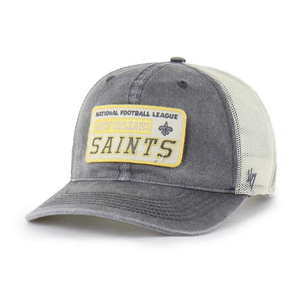 New Orleans Saints 47 brand '47 Canteen Relaxed Trucker Adjustable Hat