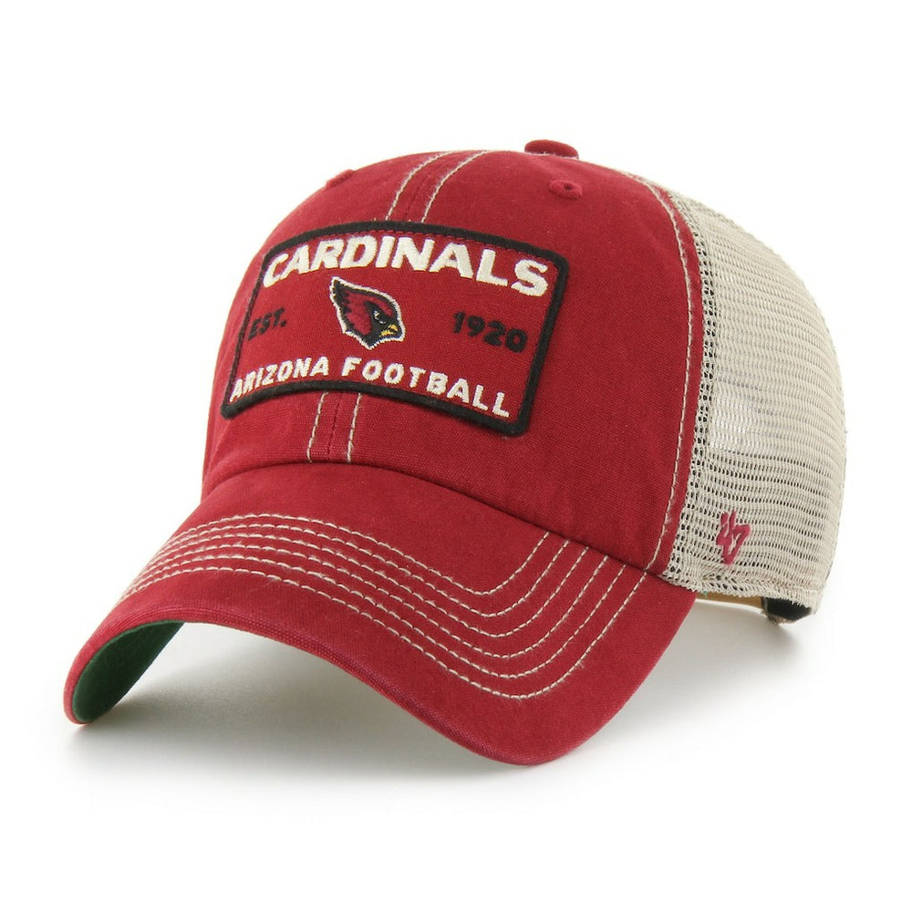 Arizona Cardinals 47 brand '47 Wabash Trucker Clean Up Adjustable Hat