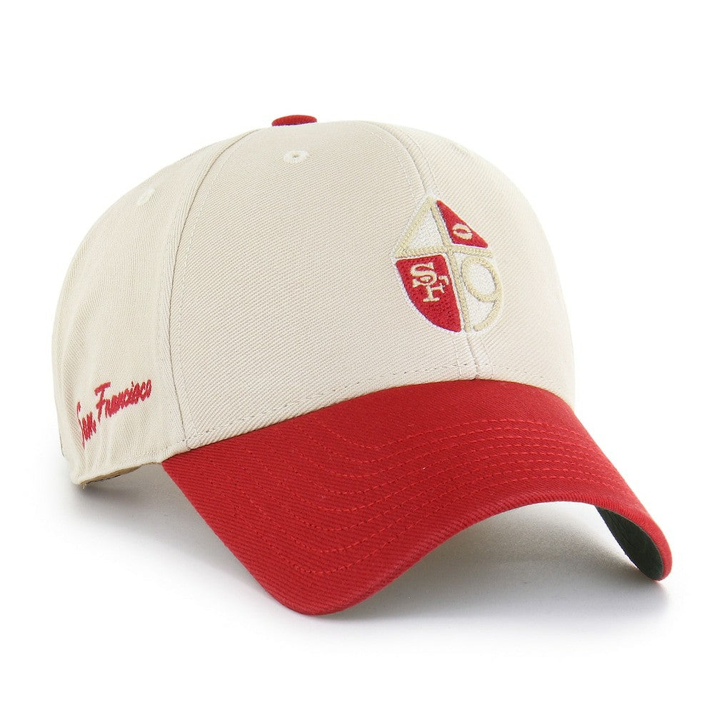 San Francisco 49ers 47 brand '47 Fairfield MVP Throwback Adjustable Hat