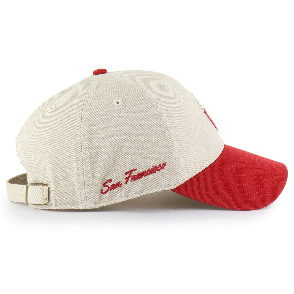 San Francisco 49ers 47 brand '47 Fairfield MVP Throwback Adjustable Hat