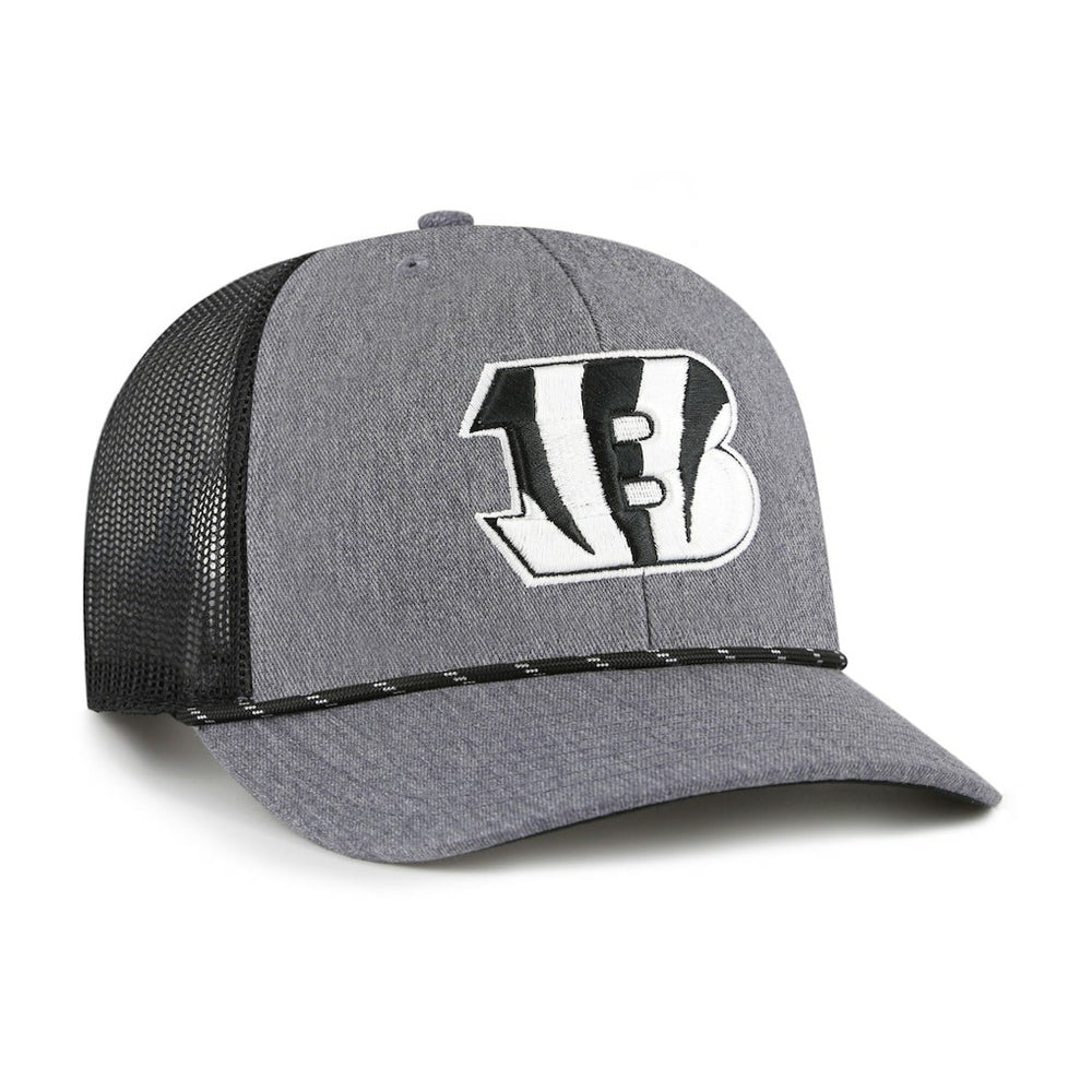 Cincinnati Bengals 47 brand '47 Carbon Rope Trucker Adjustable Hat