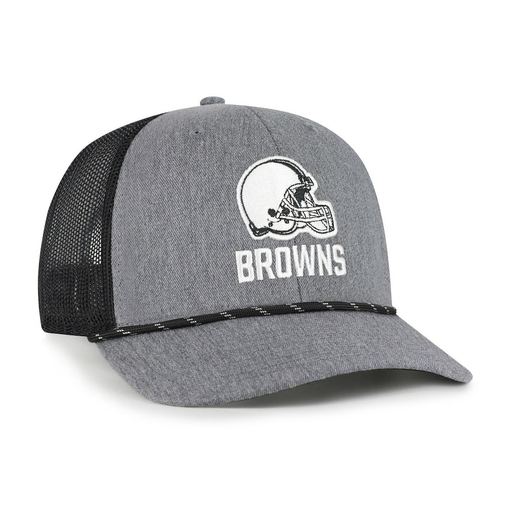 Cleveland Browns 47 brand '47 Carbon Rope Trucker Adjustable Hat