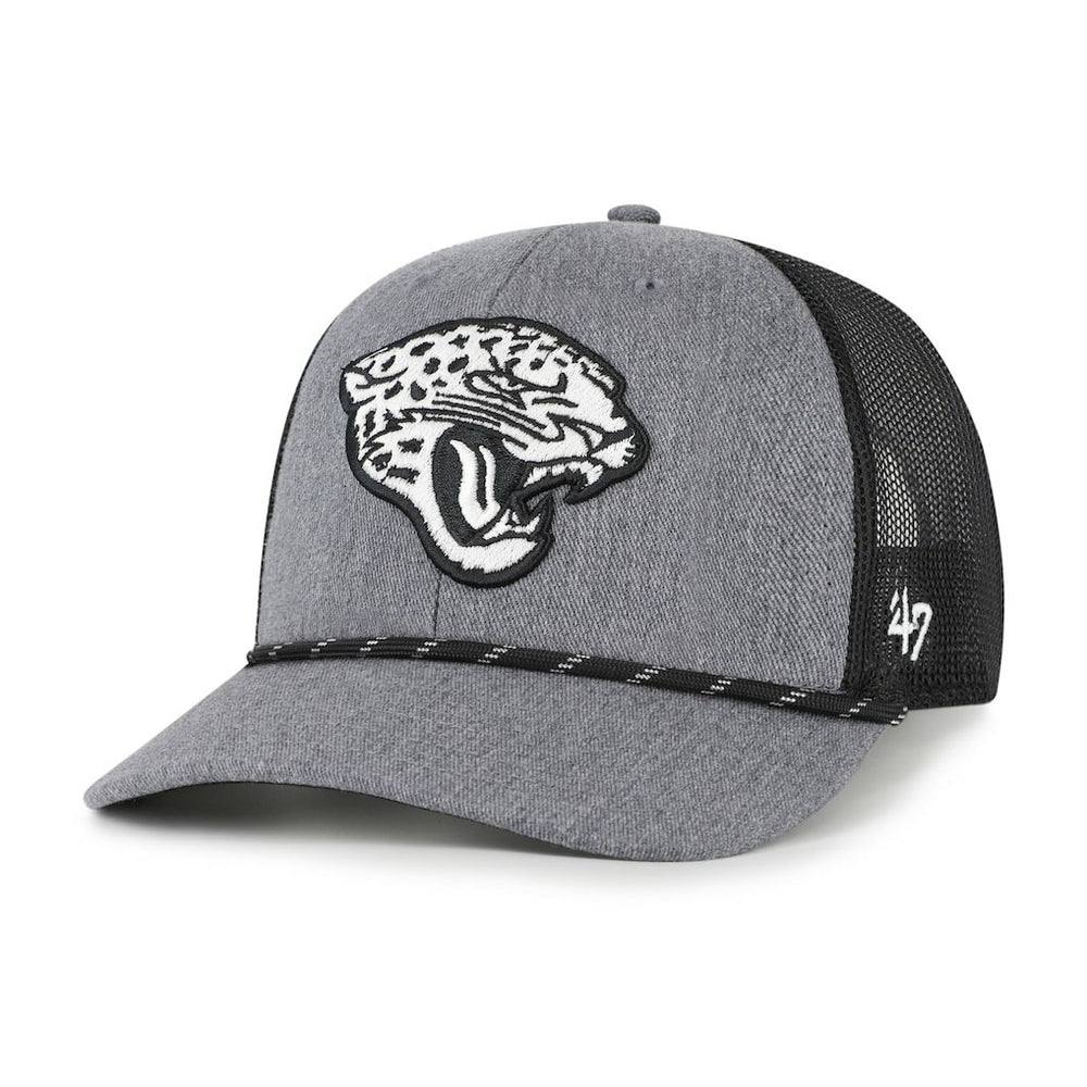 Jacksonville Jaguars 47 brand '47 Carbon Rope Trucker Adjustable Hat