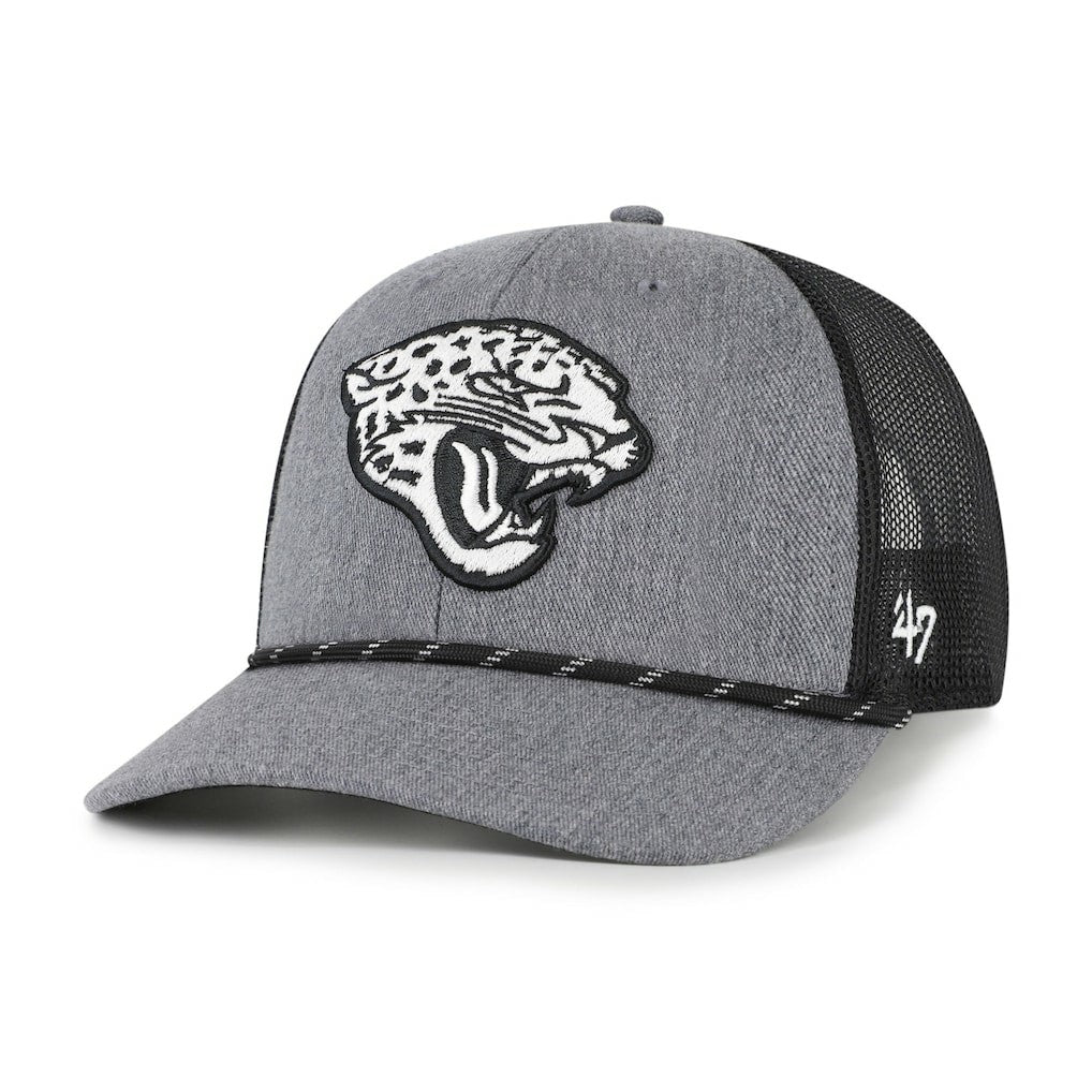 Jacksonville Jaguars 47 brand '47 Carbon Rope Trucker Adjustable Hat