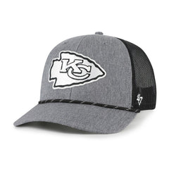 Kansas City Chiefs 47 brand '47 Carbon Rope Trucker Adjustable Hat