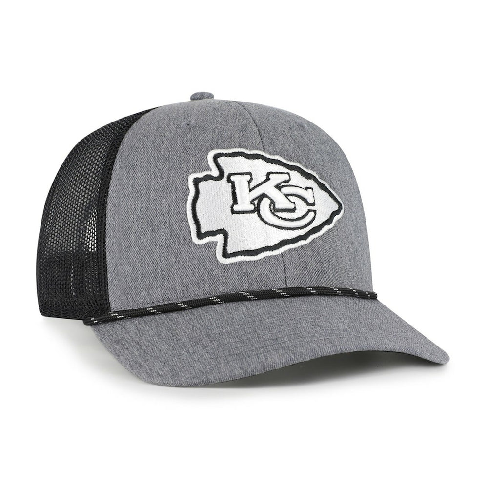 Kansas City Chiefs 47 brand '47 Carbon Rope Trucker Adjustable Hat