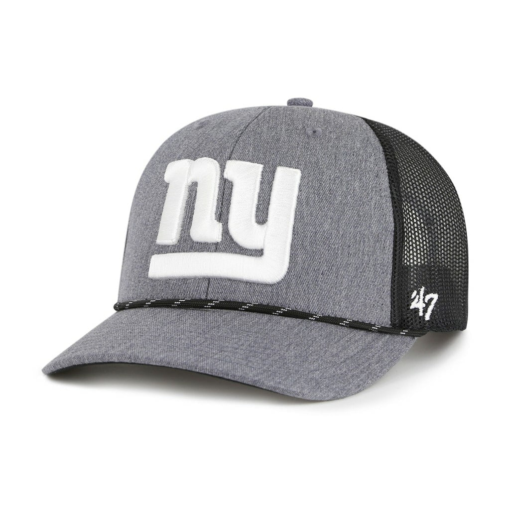 New York Giants 47 brand '47 Carbon Rope Trucker Adjustable Hat