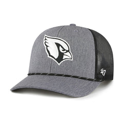 Arizona Cardinals 47 brand '47 Carbon Rope Trucker Adjustable Hat
