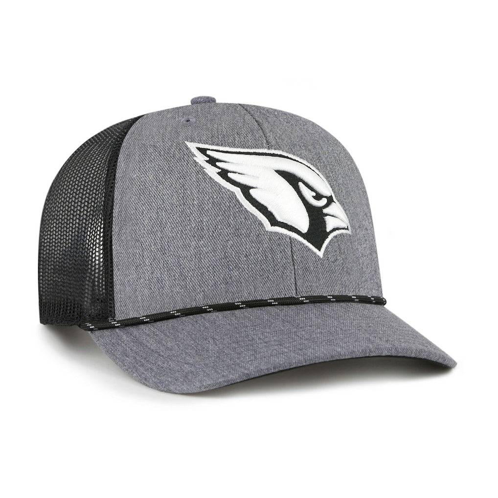 Arizona Cardinals 47 brand '47 Carbon Rope Trucker Adjustable Hat