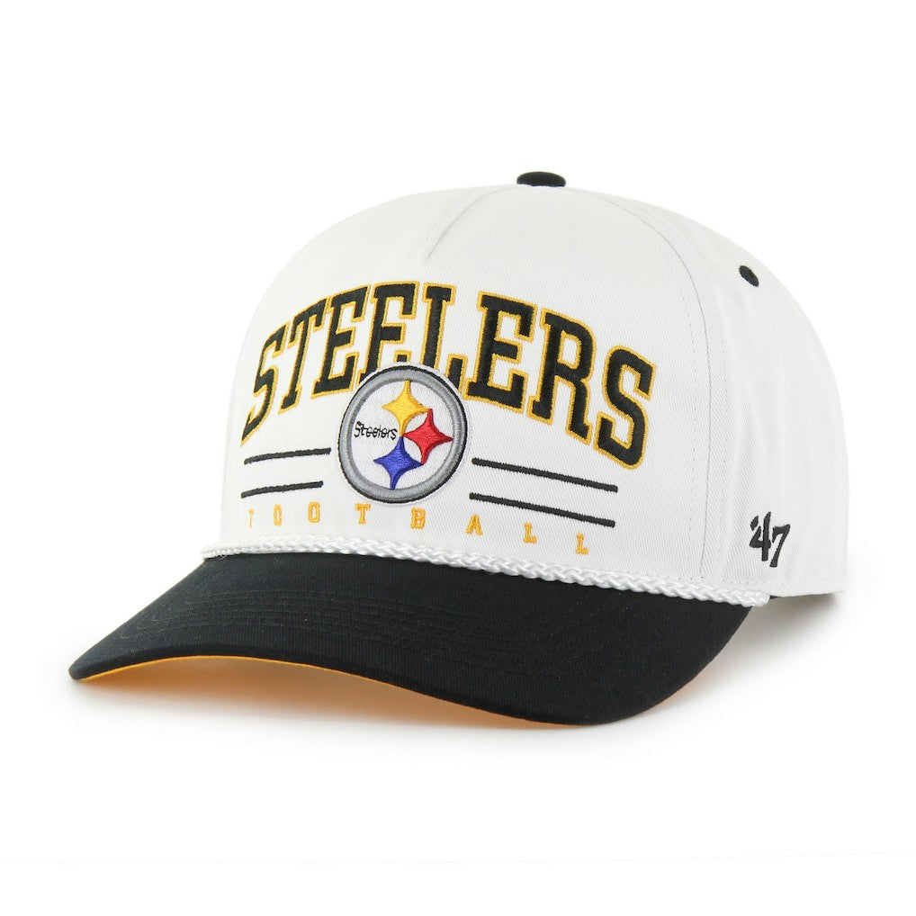Pittsburgh Steelers 47 brand '47 Roscoe Two-Toned Hitch Adjustable Hat