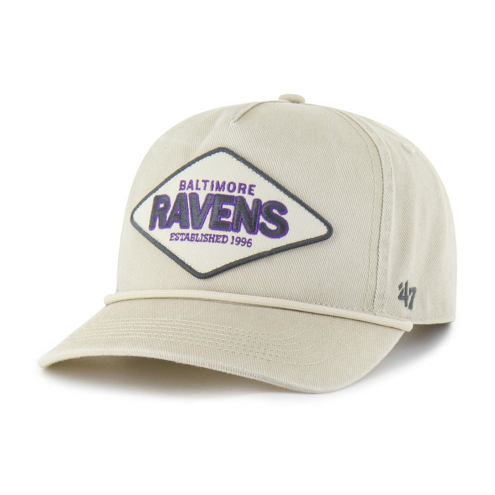 Baltimore Ravens 47 brand '47 Cairn Hitch Adjustable Hat