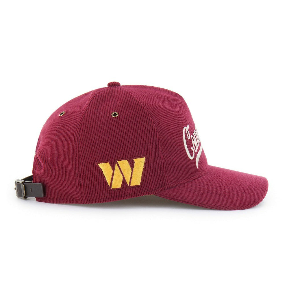 Washington Commanders 47 brand '47 Golden Age Corduroy Hitch Adjustable Hat