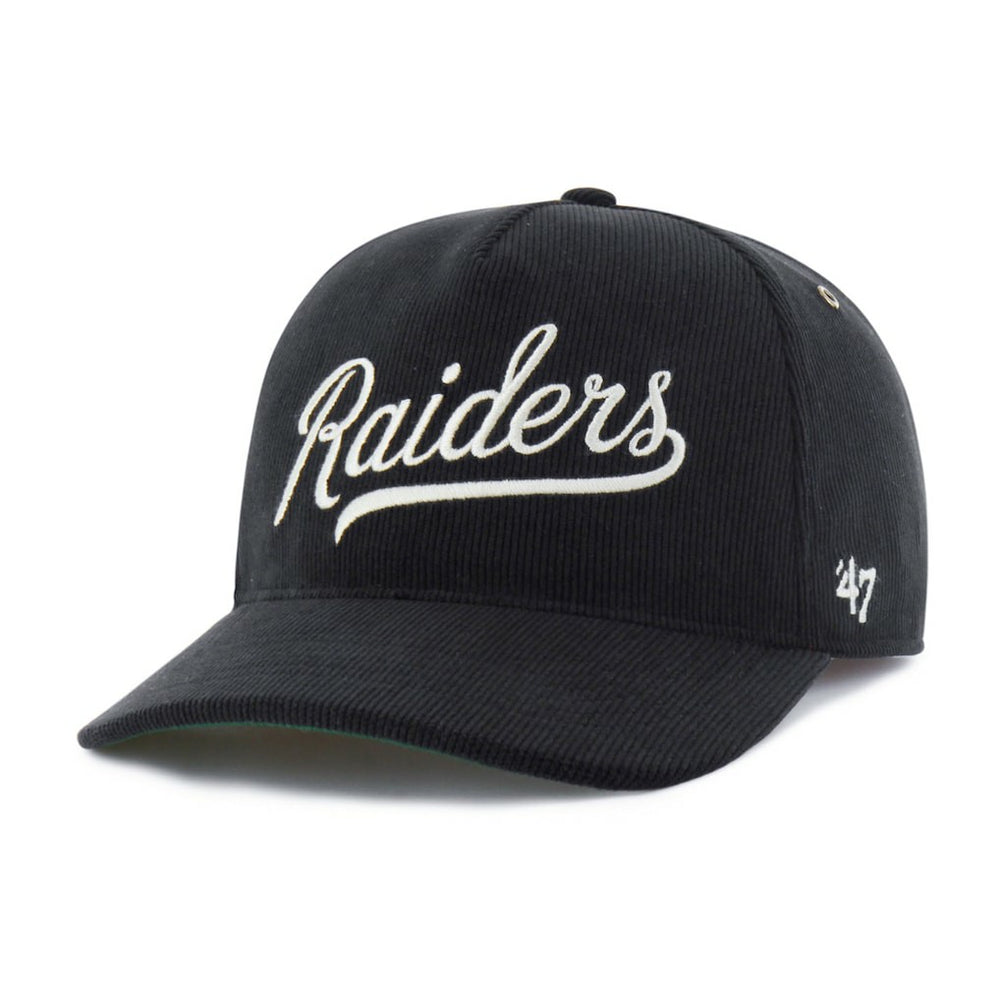 Las Vegas Raiders 47 brand '47 Golden Age Corduroy Hitch Adjustable Hat