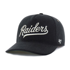 Las Vegas Raiders 47 brand '47 Golden Age Corduroy Hitch Adjustable Hat