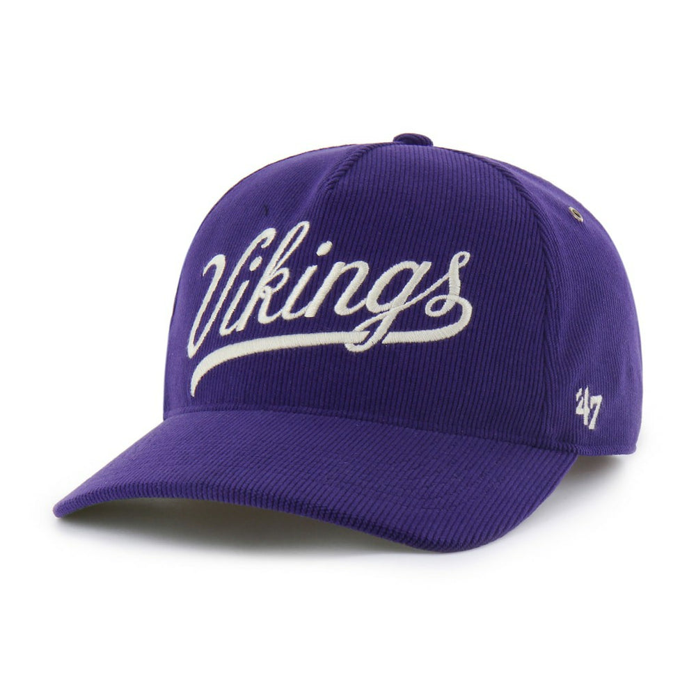 Minnesota Vikings 47 brand '47 Golden Age Corduroy Hitch Adjustable Hat
