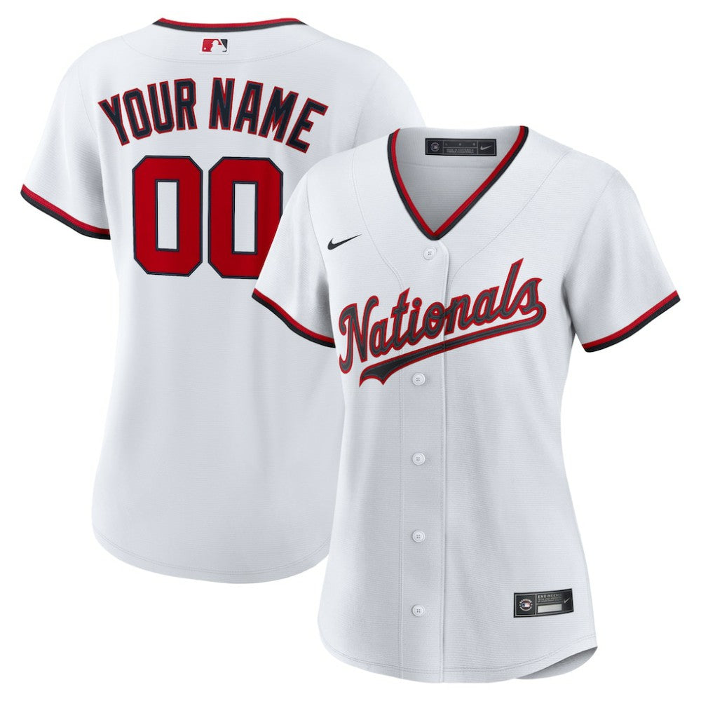 Washington Nationals Nike Women's Home Custom Replica 2.0 Jersey | MLB Online