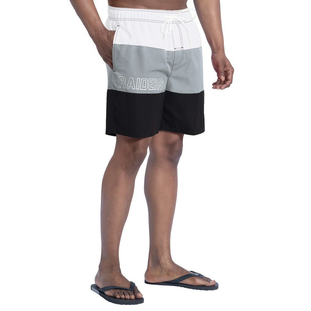 Las Vegas Raiders  G-III Sports by Carl Banks Sunrise Volley Swim Shorts